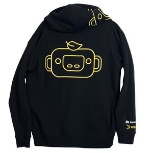 DISCORD VIDCON 22 HOODIE FULL ZIPPER GAMER-EMBROIDERED LOGO BACK HOOD SLEEVE L‎